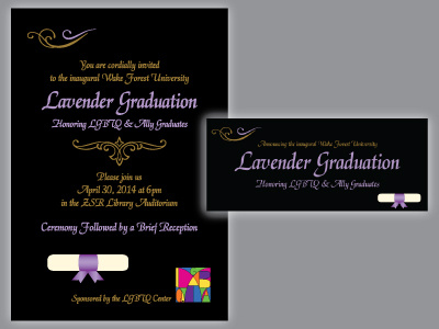 Lavender Graduation Invitation