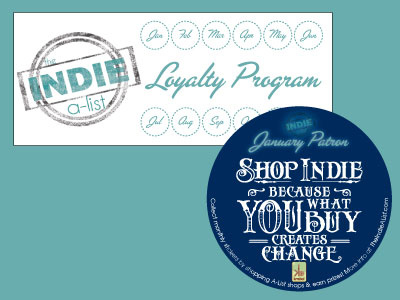 Indie A List Loyalty Program blog images handmade indie loyalty small business