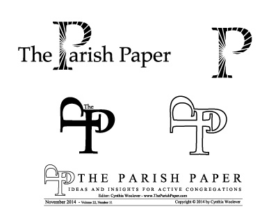 The Parish Paper Sketches icon logo masthead