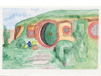 Bag End Watercolor