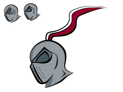 Knight WIP armor helmet illustration knight mascot