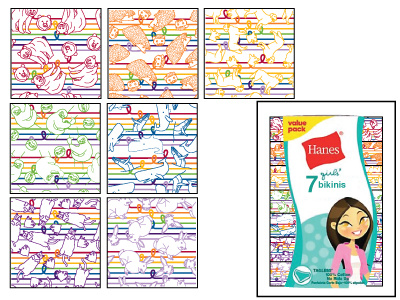 Hanes Girls Theme Pack Patterns