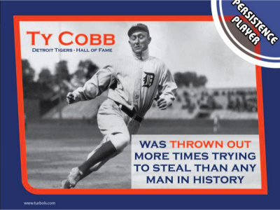 Ty Cobb Persistence Slide baseball persistence presentation slideshare tigers