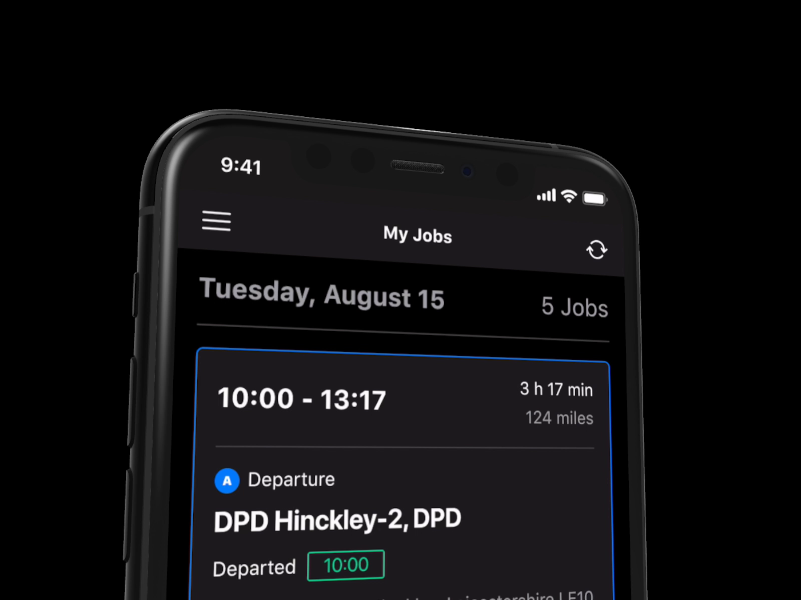 Courier jobs & mapping app by Dean Heasman on Dribbble