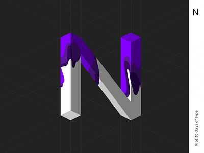 36 days | N 36days n 36daysoftype design graphic illusion illustration logo minimalism qurle