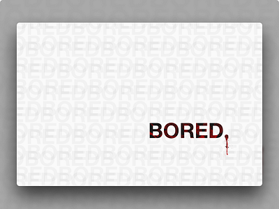LNT | Bored design graphic illustration late lnt night poster qurle thoughts typo typography