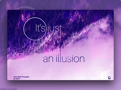 LNT | Illusion design graphic late lnt night poster qurle thoughts vector