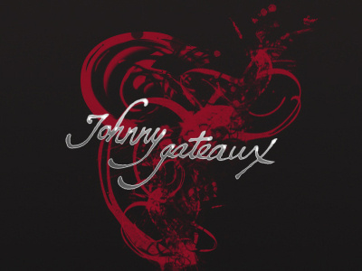 Johnny Gateaux branding logo photoshop typography