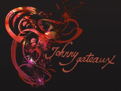 Johnny Gateaux part 3 branding logo photoshop typography