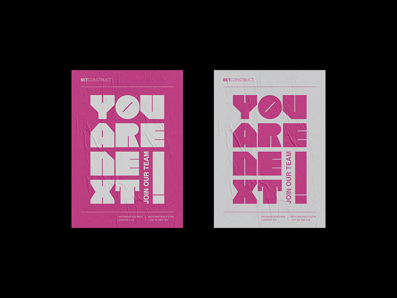 You Are Next! armenia armenian colorful design drawing gif graphicdesign graphics hiring offer poster posterdesign print print design typeface typography