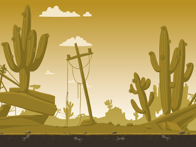 Background for Groundhog D-Day game anna ivanova art background desert environment game groundhog d day oscolcov nikita pykodelbi