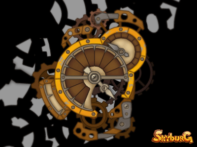 Preloader clock animation for Skyburg game anna ivanova clock concept art game item oscolcov nikita preloader pykodelbi skyburg steampunk