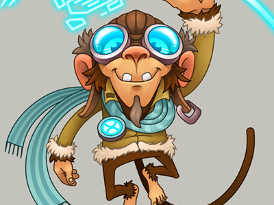 Monkey the time traveller logo