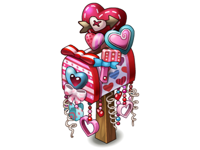 Happy Valentine day! anna ivanova concept art game item mailbox oasis: the last hope oscolcov nikita pykodelbi valentine day анна иванова осколков никита рукоделы