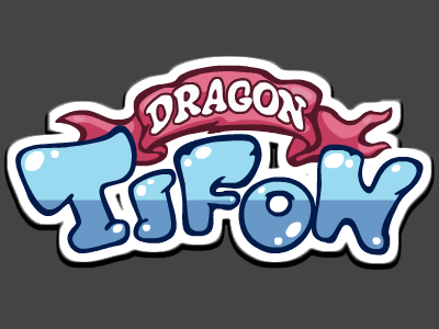 Dragon Tifon game logo anna ivanova concept art dragon game logo nikita oscolocov preloader pykodelbi tifon ui анна иванова никита осколков