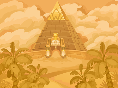 Egypt‬ ‪golden‬ ‪‎pyramid‬ ‪‎bg‬ for ‪TreasureHunters‬ ‪‎game‬