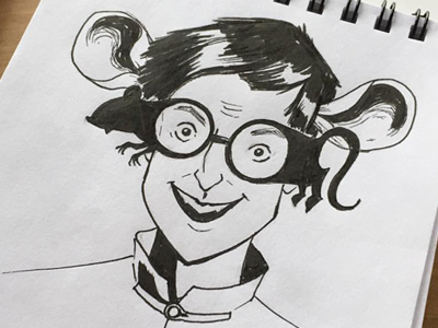 Say Cheese =)) art cartoon character characterdesign illustration ink lineart rat sketch sketchbook