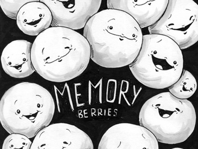 Member Berries, Member?! art cartoon cute drawing funart funny illustration member member berries memberme memory print