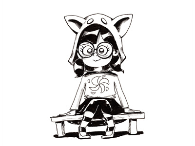 Pika Girl art cartoon character characterdesign comics cute drawing girl illustration ink kidart manga