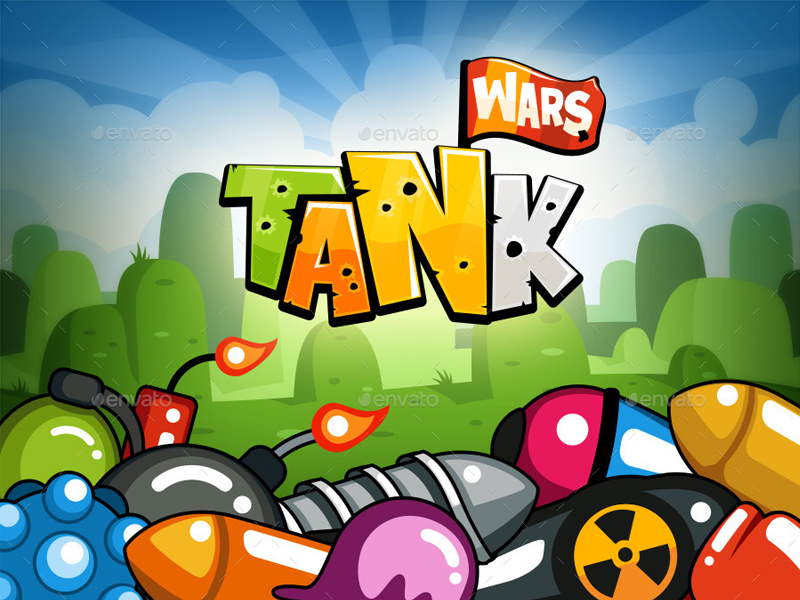 Game Assets For Tank Wars By Graphic Assets On Dribbble