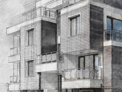 The Art of Rendering How to Create an Emotive Architectural Sketch in  Photoshop  Architizer Journal