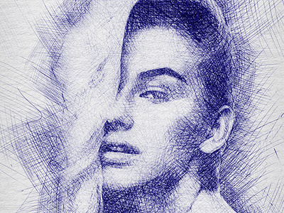 Pencil Drawing Effect Photoshop Action Graphic by hmalamin8952  Creative  Fabrica