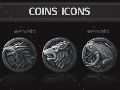 Coins Icons coins icons game game assets game graphics game icons graphic assets icon icon design icons icons illustration illustration