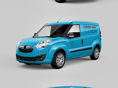 Download Combo Panel Van Mockup By Graphic Assets On Dribbble