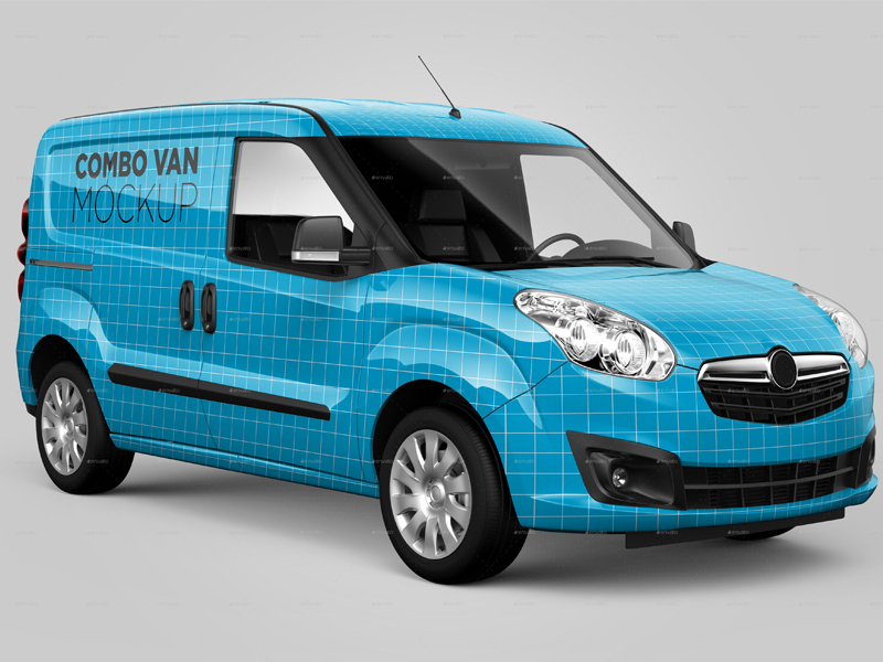 Download Combo Panel Van Mockup by Graphic Assets on Dribbble