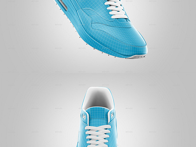 Download Air Max Sneaker Mockup By Graphic Assets On Dribbble