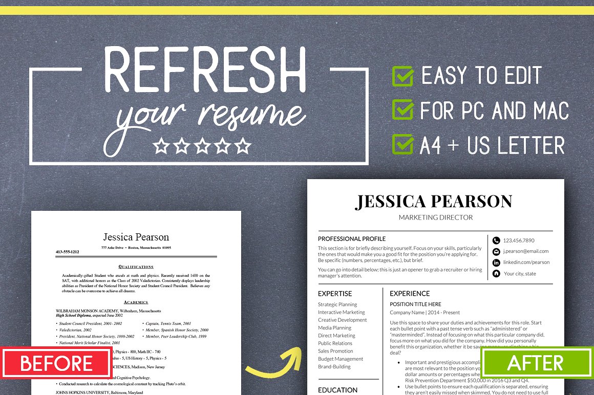 free resume templates for mac word