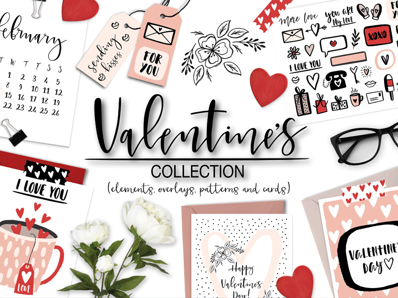 valentines day overlays clipart chia se