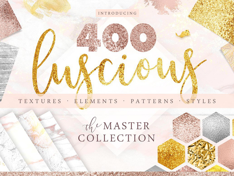 400 GOLD & MARBLE TEXTURES & MORE