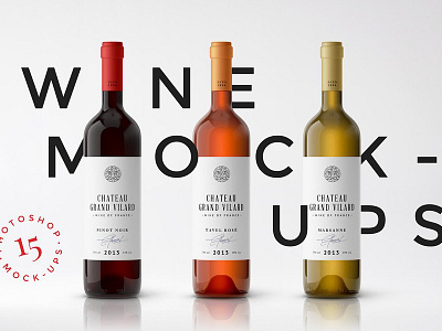 Wine Packaging Mockups bottle branding mock up mockup mockup scene packaging red wine rose white wine wine wine glass wine packaging mockups