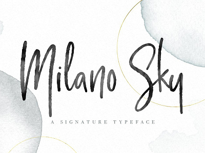 Milano Sky handwritten Script font fancy font feminine font font hand lettered hand lettered font handlettering font handwritten script font logo font script font signature font signature typeface typeface