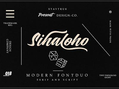 Sihaloho Font Duo brush brush font calligraphy clean font font calligraphy lettering modern modern fontduo script sport vintage