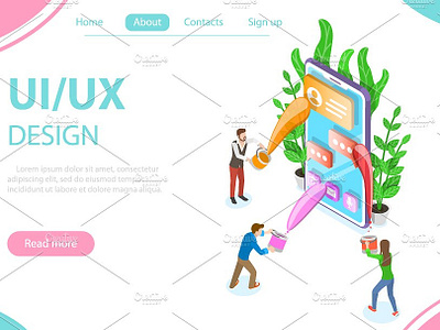 UI / UX design application background banner business concept creative design development icon illustration landing page mobile strategy technology ui ui design ux ux design web app website