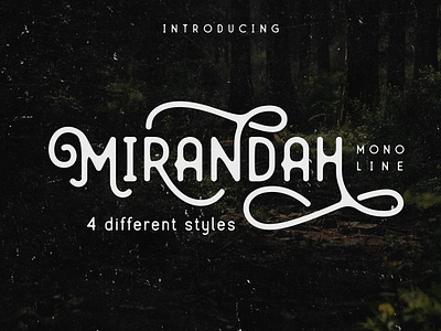 Mirandah | Monoline Font Family adventure bold font brand branding display font font font family lettering logo logotype monoline monoline font monoline font family retro fonts rounded font sans serif stamp fonts typeface typography vintage fonts