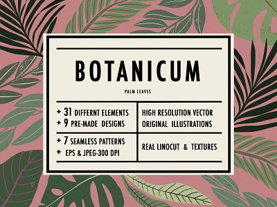 Botanicum beautiful botanical botanical art botanicum clipart design elements floral flowers garden handmade illustration leaf print seamless patterns style summer texture tropical vector