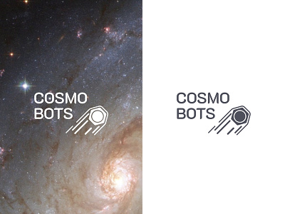 Logo for COSMOBOTS comet cosmos space