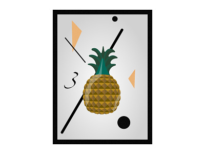 Pinapple Vector Art affinity designer decoration illustration pineapple vector art