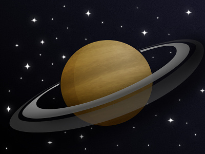 Saturn affinitydesigner galaxy planet saturn saturn rings space stars