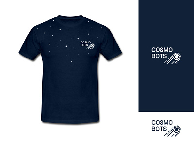 COSMOBOTS cosmobots cosmos logo space t shirt tshirt design