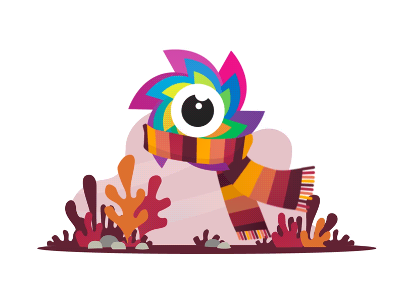 Hello Autumn! animation austin character design illustration vector