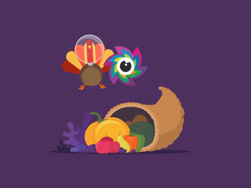 Happy Thanks Giving! fruit illustration thanksgiving underwater