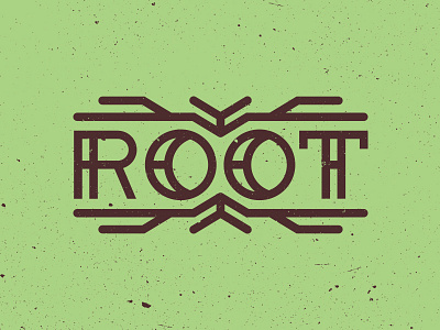 Root Logo logo organic restaurant root type typography