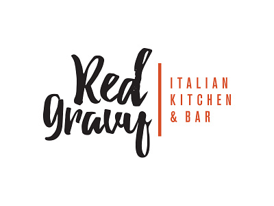 Red Gravy bar gravy italian kitchen logo restaurant