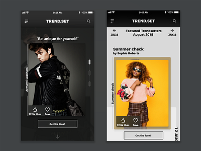 04 of #30daysofdesign! Trend.setter responsive fashion landingscreen style ui ux