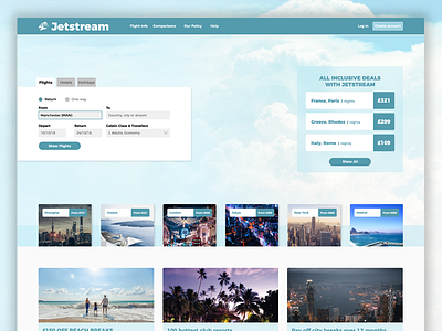 07 of #30daysofdesign! Jetstream booking flight holiday travel ui ux webdesign website