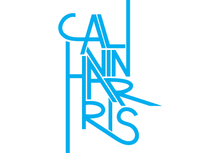 Calvin Harris Type bold calvin harris modern music strong typography